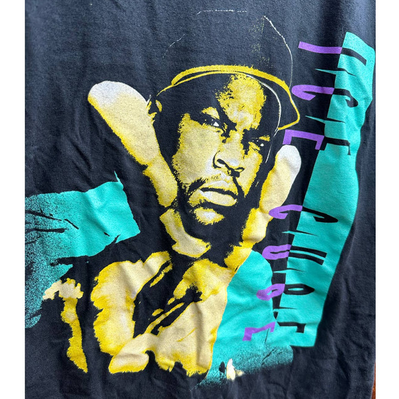 Men’s Medium Ice Cube Peace Sign Graphic Tee T-Shirt Gangsta Rapper NWA - Picture 1 of 6